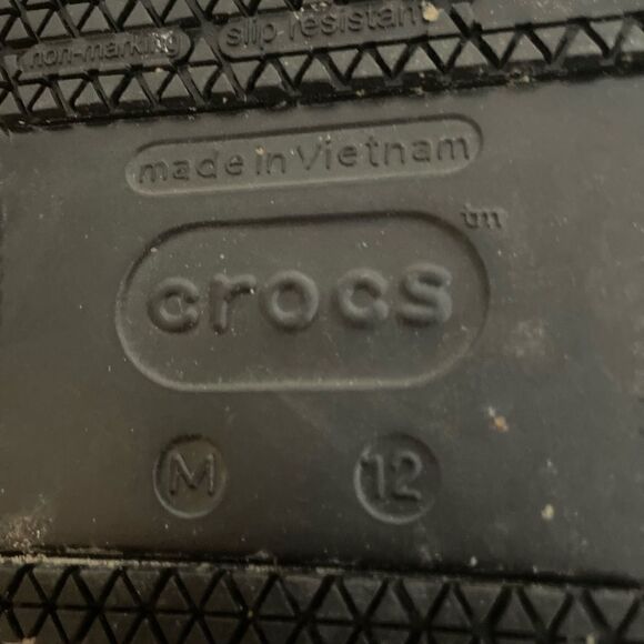 Crocs Bistro Slip Resistant Work Clog Black 10075 Men's Size 12 - Picture 6 of 6